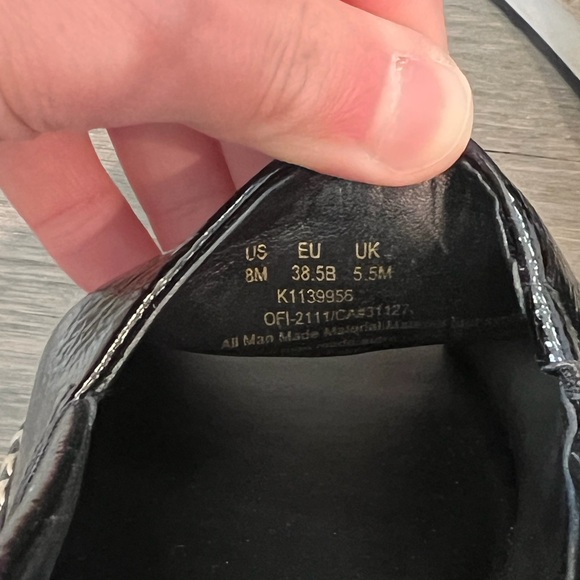 DKNY Black and White Espadrille Slip-Ons - Picture 7 of 7